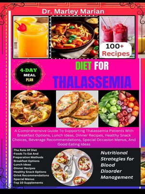 cover image of DIET FOR THALASSEMIA